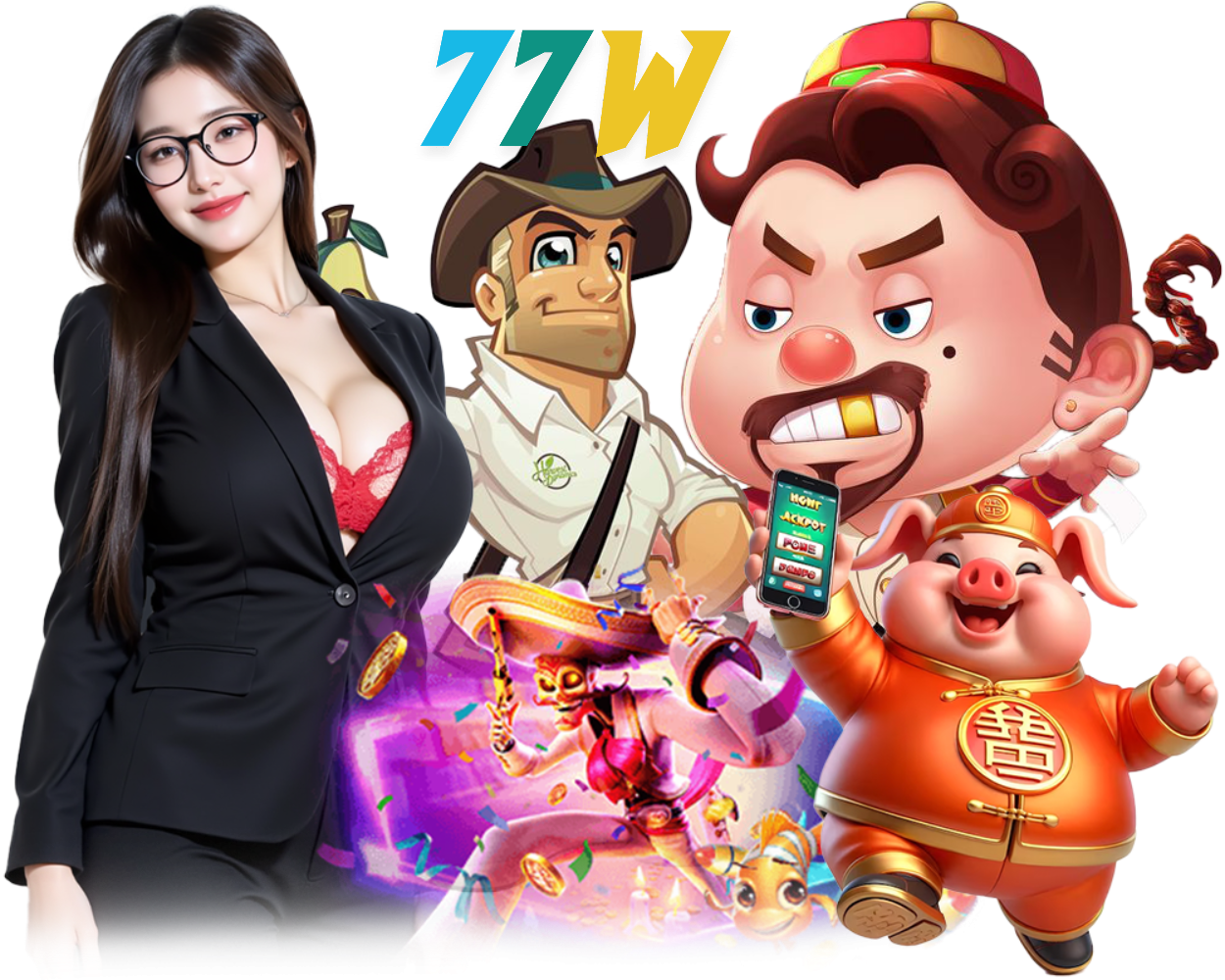 77W